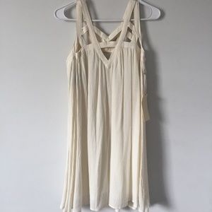 Cream Strappy Dress
